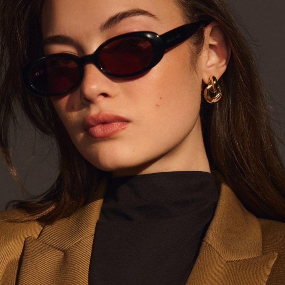 Anthropologie Mini Linked Earrings